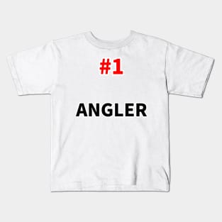 number one angler Kids T-Shirt